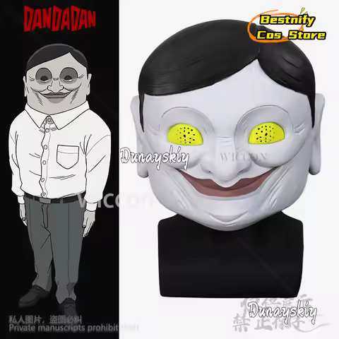 Anime DAN DA DAN Cosplay Serpo Aliens Costume Horror Mask 3D Printed Prop For Halloween Christmas Gi