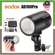 Godox AD100Pro Pocket Flash Light with 2600mAh Lithium Battery (Ship from Malaysia) Warranty 1 Year