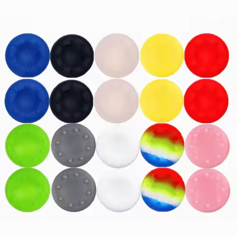 100pcs Silicone Thumb Grips Cap Cover Joystick Controller Rubber Grip Replacement for PS2 PS3 PS4 PS