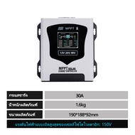 MPPT ตัวควบคุมการประจุพลังงานแสงอาทิตย์ 12v-48v พัดลม LCD อัตโนมัติ โซล่าชาร์เจอร์ โซล่าคอนโทรลเลอร์