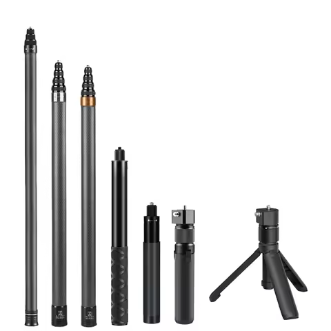 0.7 to 3M Monopod Selfie Stick for Gopro 8 9 10 11 12 13 Insta360 X5 X4 X3 DJI Osmo 360 Bullet Time 