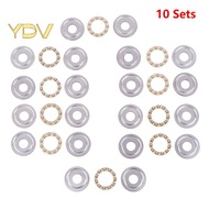 [YDV] 10Sets Thrust Ball Bearing F8-22M 7 F8 22m Inner Diameter 8mm Plane Planar Miniature Axial Bal