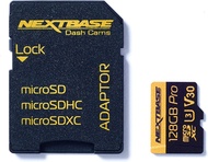 NEXT BASE Nextbase 128GB U3 Micro SD Memory Card - with Adapter - Compatible with Nextbase in-Car Dash Cams Series 1 and 2