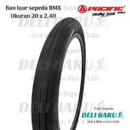 Pacific Outer tire 20 x 2.40 wide black smooth pattern BMX bike