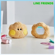LINE FRIENDS BT21 minini Glitter Plush Hand Mirror 6 Character Options RJ SHOOKY CHIMMY MANG COOKY K