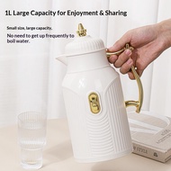 Middle Eastern Thermos Flask Hot Water Bottle Press-type Glass Inner Liner Thermos Flask Arab-style