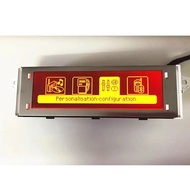 Skrin kereta asli menyokong USB Bluetooth 4 menu Paparan Monitor Merah 12 pin untuk Peugeot 307 407 