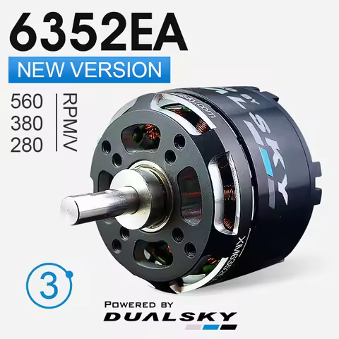 Dualsky XM6352EA/Ea5322 6350 3rd Gen Brushless Motor for Aircraft Model - High-Performance Engine fo