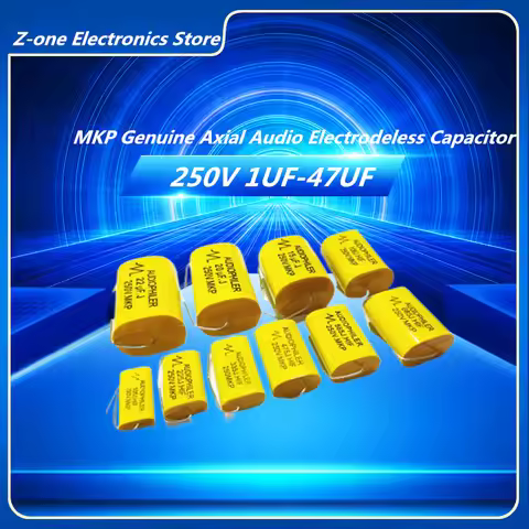 2Pcs 250V MKP 1UF 1.5UF 1.8 2.2UF 2.7UF 3.3UF-47UF Capacitor Audiophiler HIFI Fever Audio Metal Film