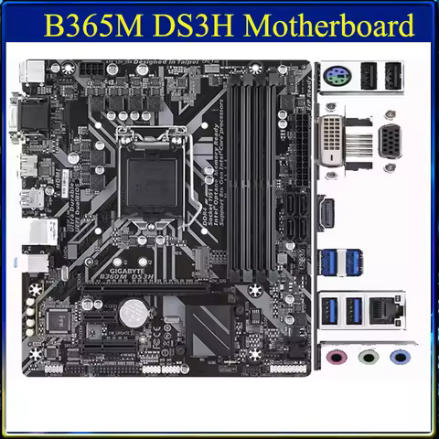 B365M DS3H Gaming Motherboard Supports 9th and 8th Gen Core Processors with B365 Chipset LGA 1151 So