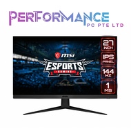 MSI Optix G271 (27 inch) IPS Gaming Monitor – Full HD - 144hz Refresh Rate ( 3 YEARS WARRANTY BY CORBELL TECHNOLOGY)