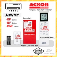 Acson Aircond Remote Control Original 100% (FREE Battery) A3WMY BNF EF BF Inverter A3WMY10BNF A3WMY1