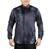 BENTOP Baju Batik Kemeja Long Sleeve Baju Batik Lengan Panjang Slim Fit Cutting Classic Series