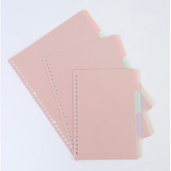 [GOOD_CHEAP] Set of 4 4-Color Pagination Cover Tabs for A5 Notebook: 20 Holes - B5: 26 Holes - A4: 3