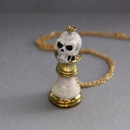國際象棋頭骨項鍊