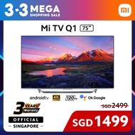 [Official Warranty] Xiaomi TV Q1 75 inch | QLED 4K | 120Hz MEMC | Android 10 Smart TV | HDR10+ | 30W Box Speaker