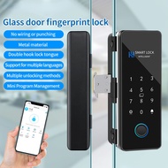Electronic Digital Lock Glass Door Fingerprint Lock Password Lock  Smart Phone Attendance Lock Bluetooth