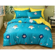 5in1 High Quality Fitted Bedsheet With Comforter Set
