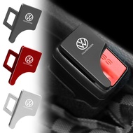 1pcs 3 Color Metal Car Safety Belt Buckle Clip Car Logo Hidden Seat Belt Latch for VW Volkswagen Jetta MK5 Golf Passat 3B7 601 171