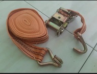 Tali Ikat Barang Mobil Truk Cargo Lashing Belt Ratchet Tie Down Set Tali pengikat || TALI PENGIKAT S