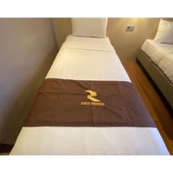 Bed Runner Hotel Selendang Kasur Tempat Tidur Hotel Mewah Polos Katun