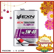 EXN ENGINE OIL -  EXT MOLYRACING SAE 5W-40 API SN/CF, ACEA A3/B4, ACEA C3 FULLY SYNTHETIC PAO & ESTE