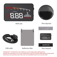 AD X5 OBD2 Head Up Display HUD Car Speedometer Speed Tachometer Water Temperature Voltage Auto Proje