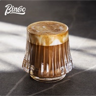 Bincoo Striped Glass Coffee Cup 160ml