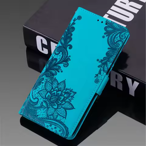 Lace Leather Flip Case For Xiaomi Redmi 9T 9 10 9A 9AT 9C NFC 5 Plus 6 6A 7A 8A 8T Note 10 4 4X 5 7 