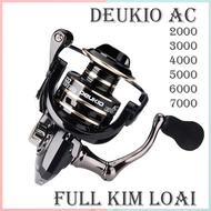 DEUKIO AC 2000 to 7000 Fishing Reel super strong - dekukio AC metal fishing reel docaunhatminh