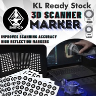 3D Scanner Marker Sticker, High Reflection Sticker for 3D Scanner Accuracy Improvement, Sticker Dot 