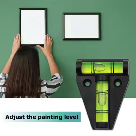 1pc Mini T Type Spirit Level Measurement Instrument Triangular Level T-type calibrator Spirit Bubble