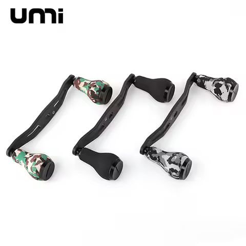 Umi Fishing Reel Handle With Knob EVA Materails For D/S Reel WholeLength 120/130mm Weight 42/43.7g H