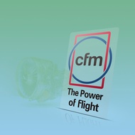 CFM Transparent Adhesive Stickers Unique Aviation Airplane Engine Car Body Stickers Airplane Unit Cr