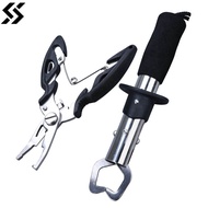 Stainless Steel Fish Lip Gripper + PLIER FISHING 1 SET PLAYER FISHING PLAYAR MANCING PENYEPIT IKAN