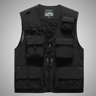 Mens coat Large Size Vest Mens Army Casual Waistcoats Sleeveless Fashion Coats M-7XL