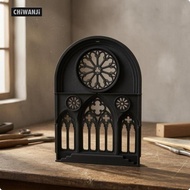 [CHiWANji] Gothic window panel, miniature cathedral facade, White