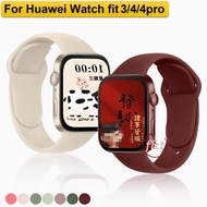 Silicone Strap For Huawei Watch Fit 4 Strap Soft Huawei watch Fit 4 Pro Strap Smart Watch Huawei wat