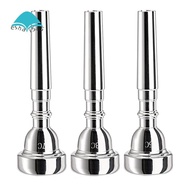 3 Pack Trumpet Mouthpiece, 7C 5C 3C Silver Plated Mouthpiece for Beginners, Professional Players