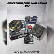 SUPRA GEARSET / X OLD FIT/ 15T/40T ICHIDAI [IH-428P1-KEV-S07]