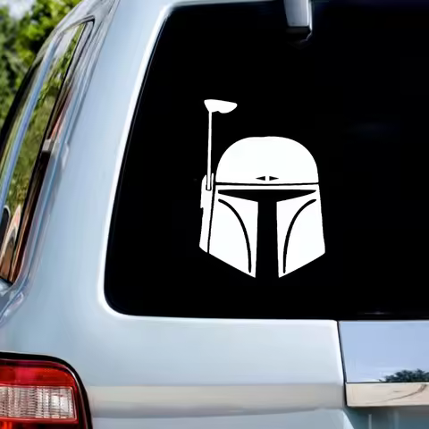 Removable Boba Fett Art Sticker Cool Space Wars Decals Car Laptop Skateboards Luggage Motorcycles He