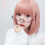 韓國ulzzang平光鏡日系二次元軟妹眼鏡框女裝飾cos網紅下半框眼鏡