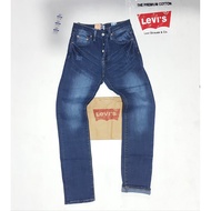 LEVIS 501 STREET LONG JEANS MADE IN USA/ 501 MEN'S JEANS WITH FULL BUTTONS