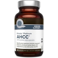AHCC Immune Support Supplement 60 Capsules Vegetarian Capsules (750mg) Immune Enhancement Liver Caps