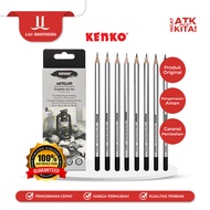 Kenko ARTCLUB DRAWING PENCIL 2H, H, HB, B, 2B, 3B, 4B, 5B, 6B, 7B, 8B (1LSN/ 12PCS) Drawing Pencil S