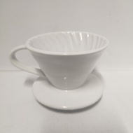 V60 ceramic dripper 01 white