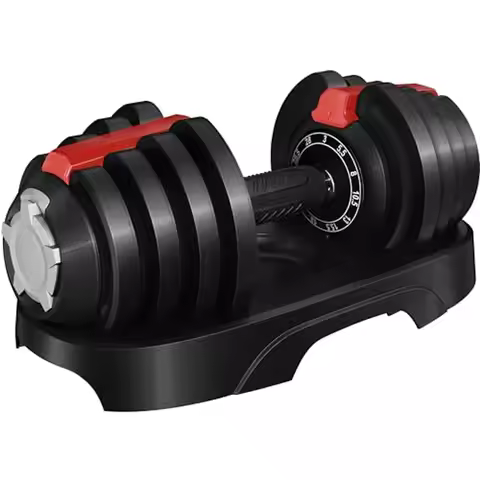 Adjustable Dumbbell Set 28/40/52.5/90LBS, Fast Adjust Dumbbells Weight Set with Anti-Slip Handle & T