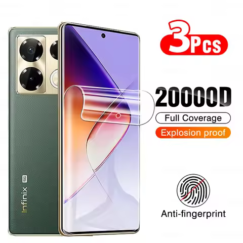 3PCS Screen Protrector For Infinix Note 40 Pro Plus 5G 40 Pro 4G soft Protective Film infinixNote40
