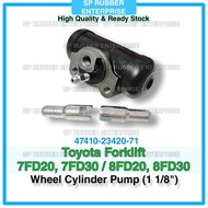 Toyota Forklift Wheel Cylinder Pump 7FD20 7FD30 8FD20 8FD30 ( 1 1/8" ) ( 47410-23420-71 ) Brake Pump