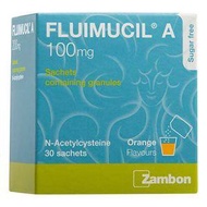 Fluimucil A 100mg 30 Sachets (Exp : 08/22)